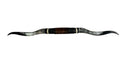 MOUNTED STEER HORNS About 6 feet wide LONGHORN POLISHED MOUNT BULL COW B156