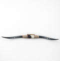 MOUNTED STEER HORNS About 6 feet wide LONGHORN POLISHED MOUNT BULL COW B116