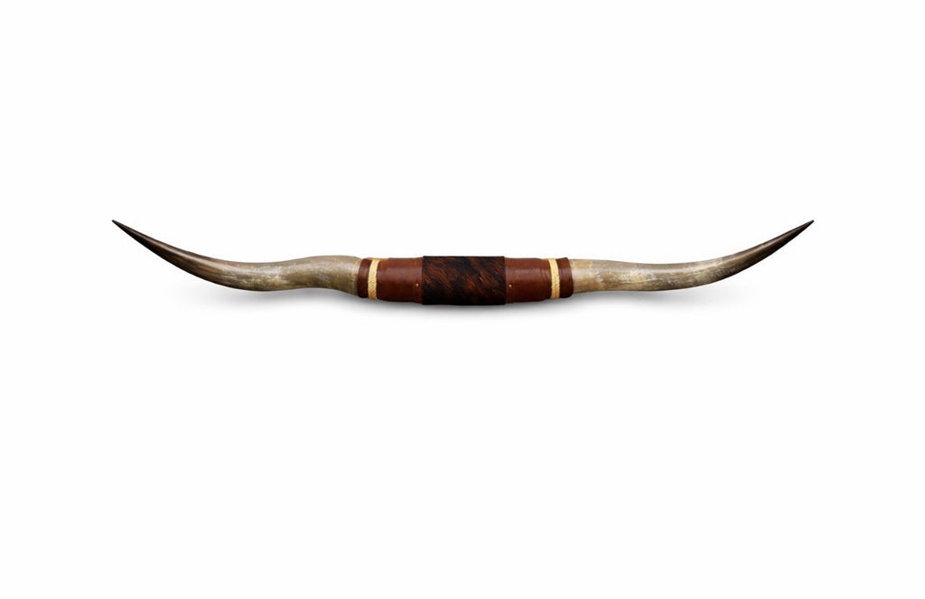 MOUNTED STEER HORNS About 6 feet wide LONGHORN POLISHED MOUNT BULL COW B100