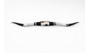 MOUNTED STEER HORNS About 6 feet wide LONGHORN POLISHED MOUNT BULL COW B119
