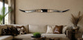 MOUNTED STEER HORNS About 6 feet wide LONGHORN POLISHED MOUNT BULL COW B130