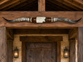 GENUINE LONGHORN 68 in Wide Mounted Steer Horns Western Ranch Decor