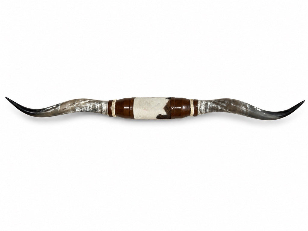 GENUINE LONGHORN 68 in Wide Mounted Steer Horns Western Ranch Decor