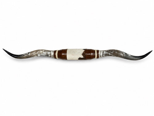 GENUINE LONGHORN 68 in Wide Mounted Steer Horns Western Ranch Decor