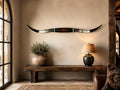 Genuine Longhorn Horns 68 in Wide Western Ranch Entry Decor