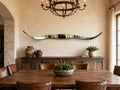 Genuine Longhorn Horns 68 in Wide Western Ranch Dining Room Decor