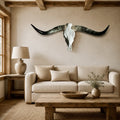 Longhorn SKULL 43 In WIDE Horns BULL HORN MOUNTED COW HEAD