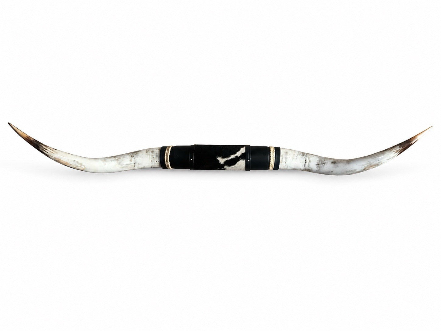 MOUNTED STEER HORNS 66 in Wide Longhorn Polished Western Decor