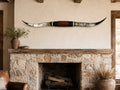 Mounted Steer Horns 64 in Wide Genuine Longhorn Ranch Wall Decor