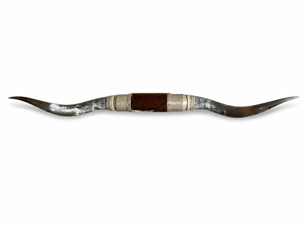 GENUINE LONGHORN 63 In Wide Mounted Steer Horns Western Ranch Decor
