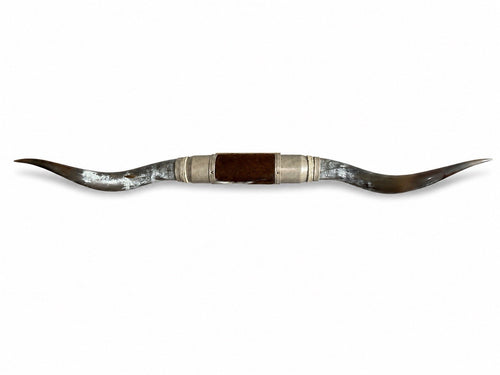 GENUINE LONGHORN 63 In Wide Mounted Steer Horns Western Ranch Decor