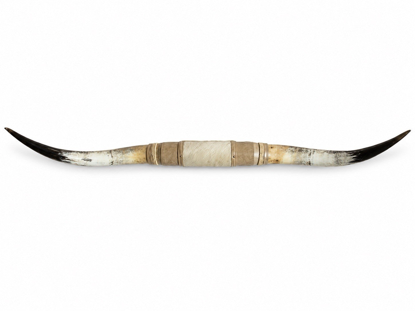 MOUNTED STEER HORNS 60 Inches Wide LONGHORN POLISHED MOUNT BULL COW