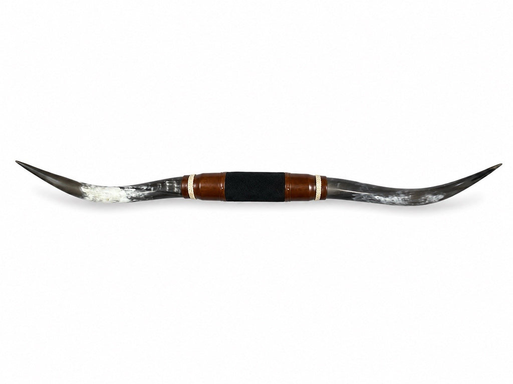 Genuine Mounted Longhorn 66 In Wide Western Luxury Wall Decor Bourbon Room