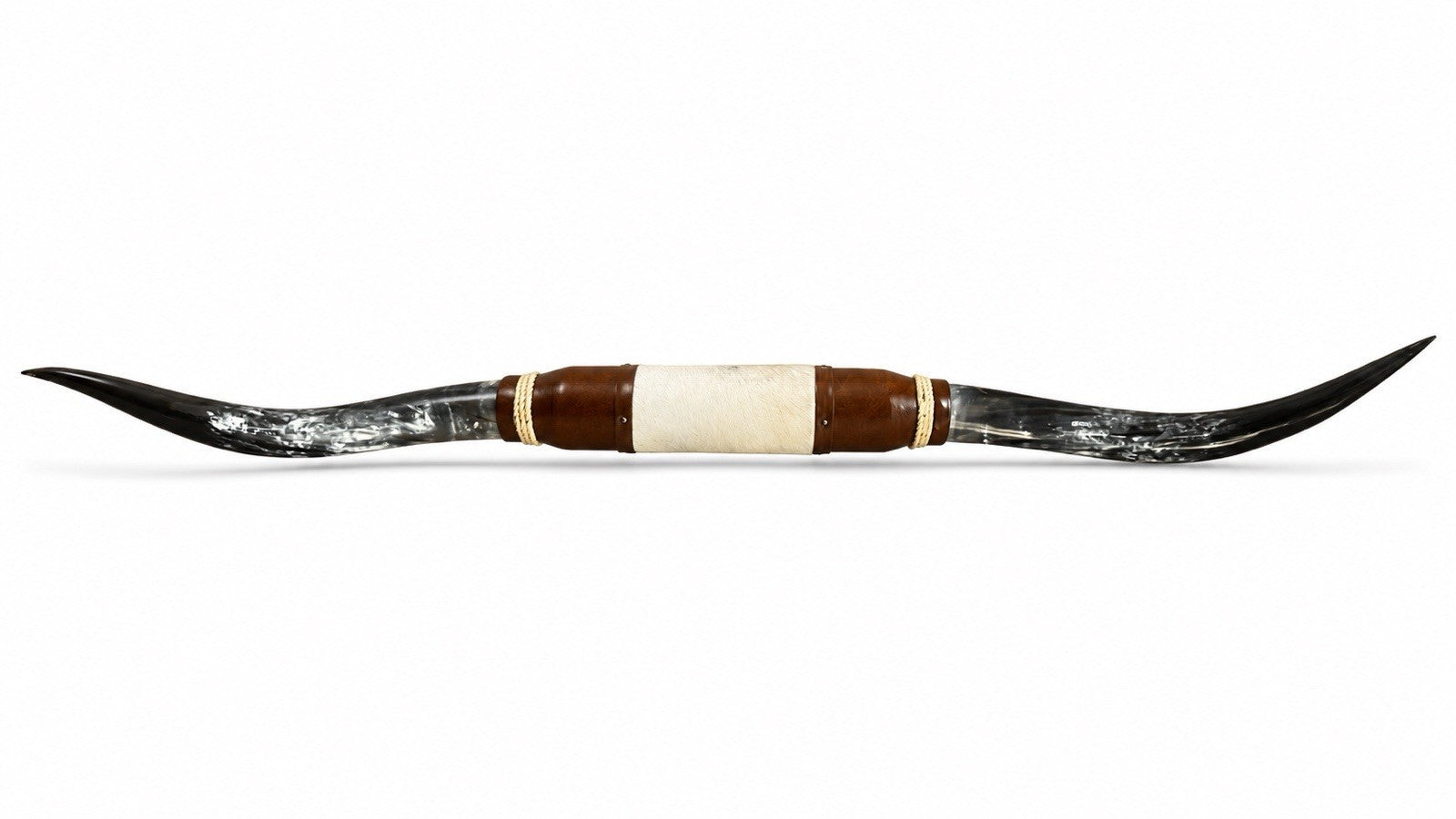 MOUNTED STEER HORNS 67” wide LONGHORN POLISHED MOUNT BULL COW