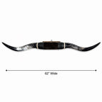 Statement Mounted Longhorn, 62” Wide – Western Home Wall Decor