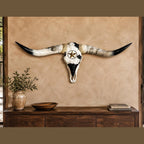 Longhorn Skull, 50” Wide – Cowhide & Western Star Wall Decor