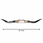 Mounted Longhorn, 68” Wide – Western Ranch Wall Decor