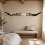 Mounted Longhorn, 68” Wide – Western Ranch Wall Decor