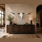 Longhorn Skull, 48” Wide – Rustic Lodge Wall Decor