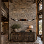 Mounted Longhorn, 66” Wide – Western Lodge Decor