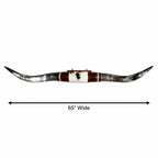 Mounted Longhorn, 65” Wide – Rustic Luxury Wall Decor