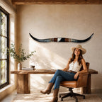 Mounted Longhorn, 66” Wide – Rustic Luxury Wall Decor