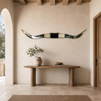 Mounted Longhorn, 63” Wide – Neutral Western Wall Decor