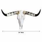 Longhorn Skull, 34” Wide – Rustic Ranch Wall Decor