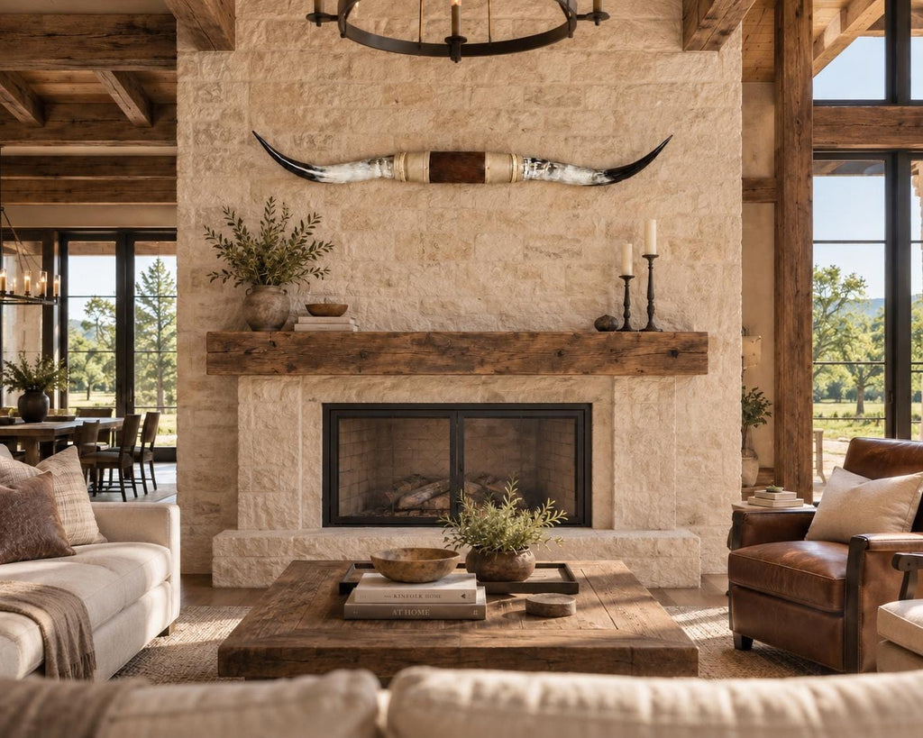 Mounted Longhorn, 60” Wide – Western Ranch Wall Decor