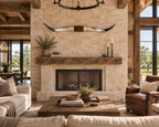 Mounted Longhorn, 60” Wide – Western Ranch Wall Decor