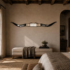 Mounted Longhorn, 68” Wide – Western Ranch Wall Decor