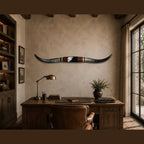 Mounted Longhorn, 66” Wide – Rustic Luxury Wall Decor