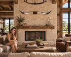 Mounted Longhorn, 60” Wide – Western Ranch Wall Decor