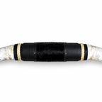 Mounted Longhorn Wall Decor, 66” Wide - Natural Horns with Cowhide-Wrapped Wood Mount