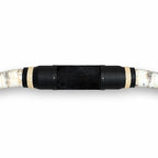 Mounted Longhorn Wall Decor, 69” Wide - Natural Horns with Cowhide-Wrapped Wood Mount