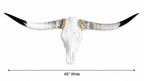 Longhorn Skull, 48” Wide – Western Living Room Wall Decor